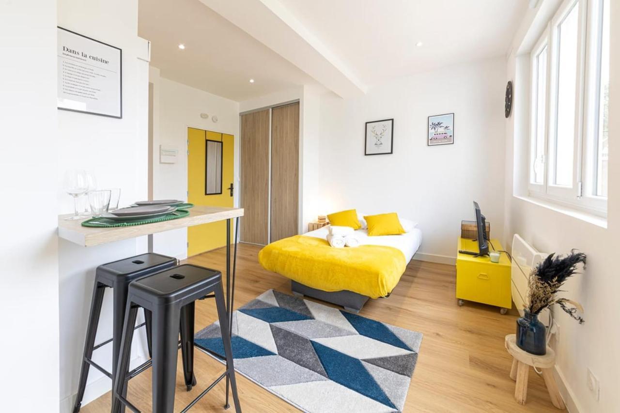 Le Yellow, Studio Renove, Tout Confort, Jardin Leilighet Saint-Jacques-de-la-Lande Eksteriør bilde