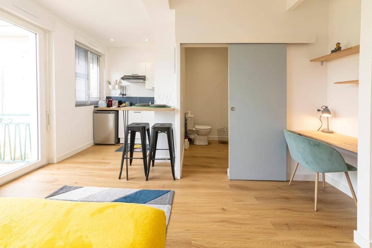 Le Yellow, Studio Renove, Tout Confort, Jardin Leilighet Saint-Jacques-de-la-Lande Eksteriør bilde