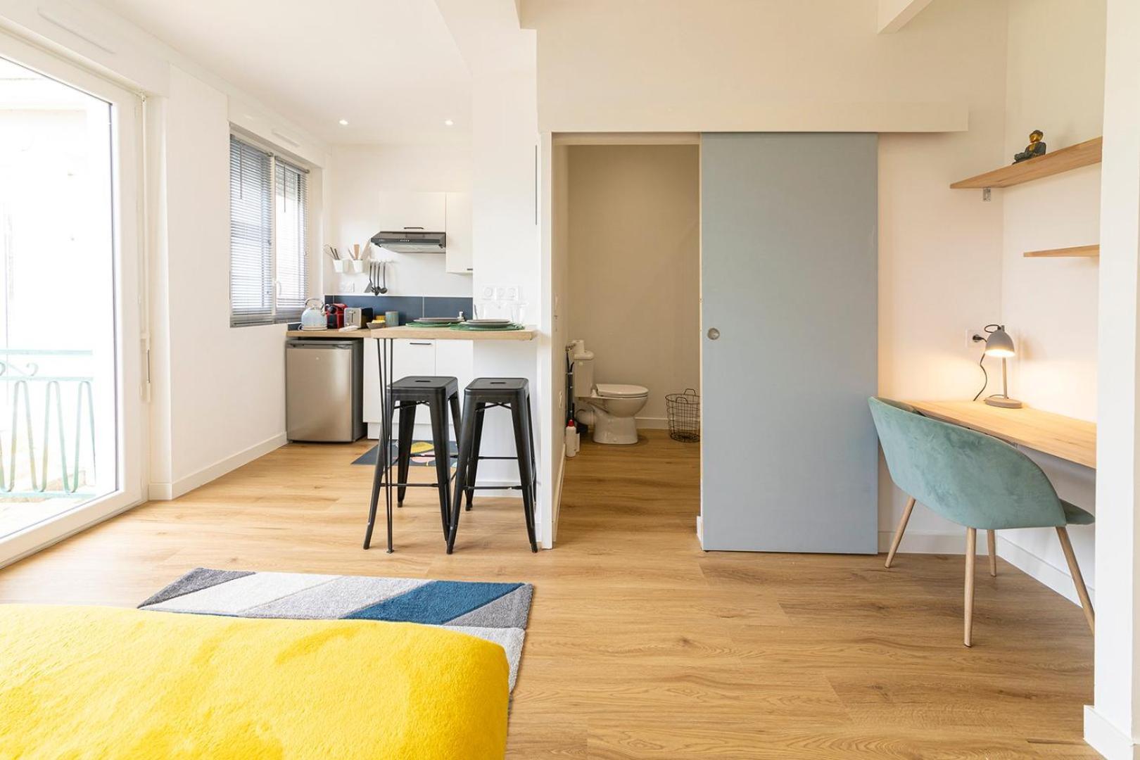Le Yellow, Studio Renove, Tout Confort, Jardin Leilighet Saint-Jacques-de-la-Lande Eksteriør bilde