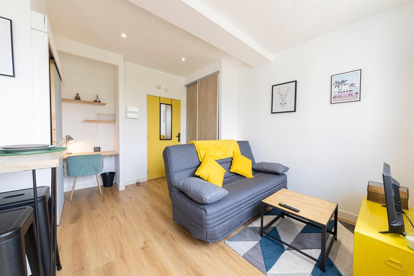 Le Yellow, Studio Renove, Tout Confort, Jardin Leilighet Saint-Jacques-de-la-Lande Eksteriør bilde